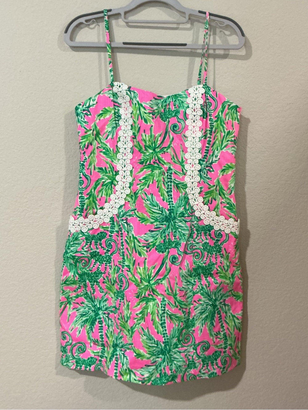 Lilly Pulitzer Pink and Green Girls One-Piece